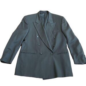 Tommy Hilfiger Double-Breasted Mens Wool Blazer Jacket Size 40R